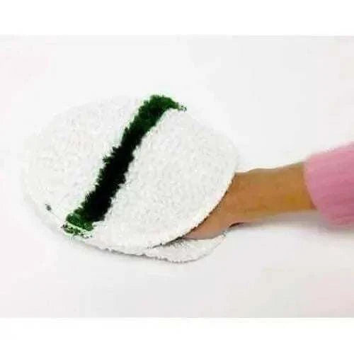 8 Inch Bonnet Mitt for hand spotting and upholstery cleaning with durable material and low moisture use