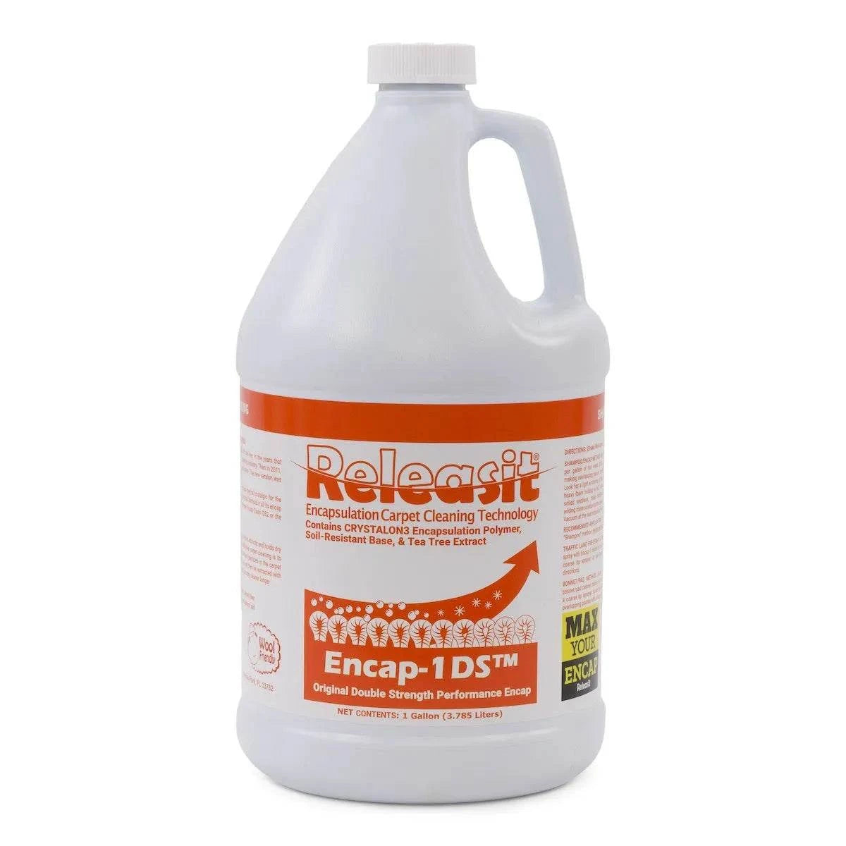 Releasit Encap-1 DS 4-gallon encapsulation carpet cleaning detergent jug