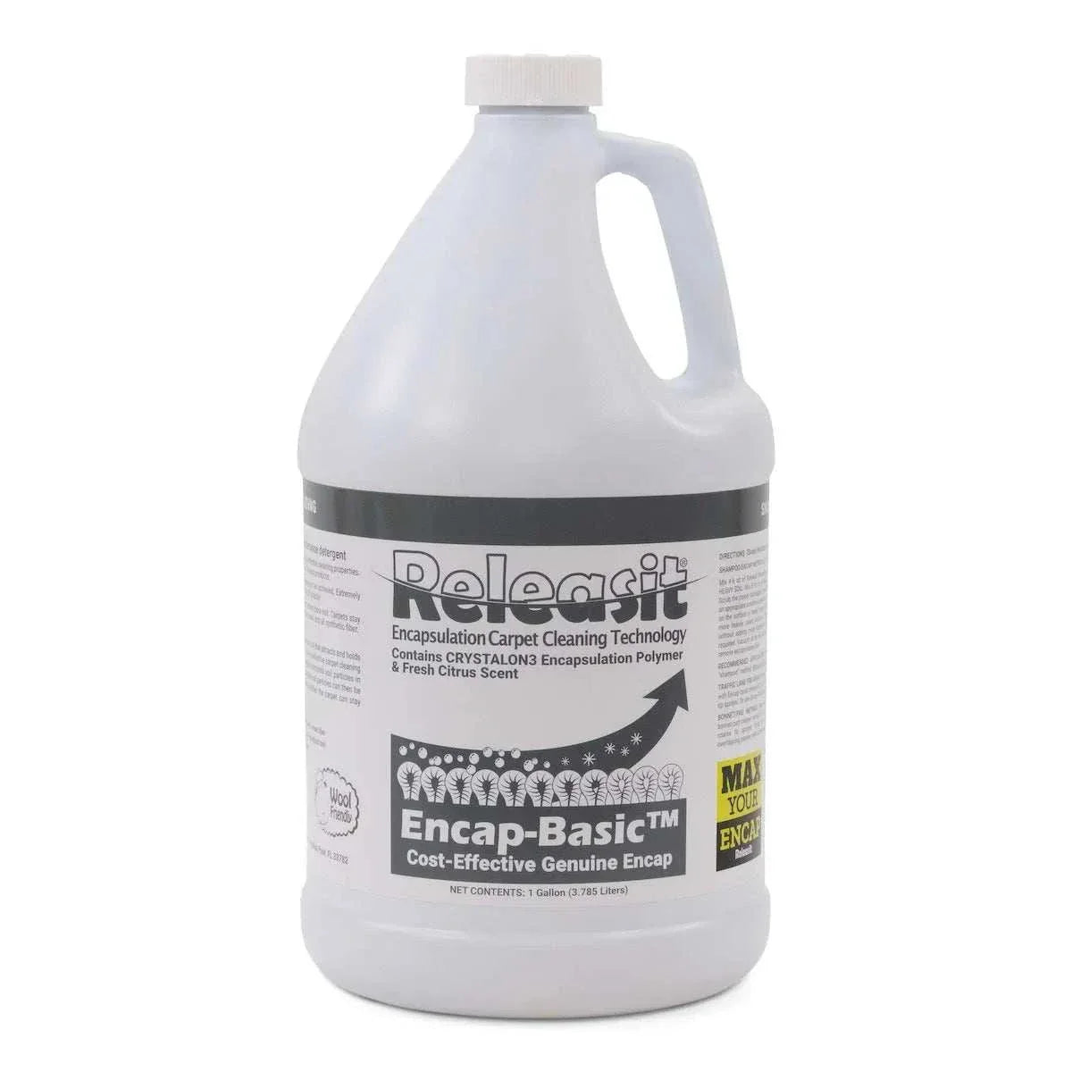 Releasit Encap-Basic 4 gallon low cost encapsulation carpet detergent container