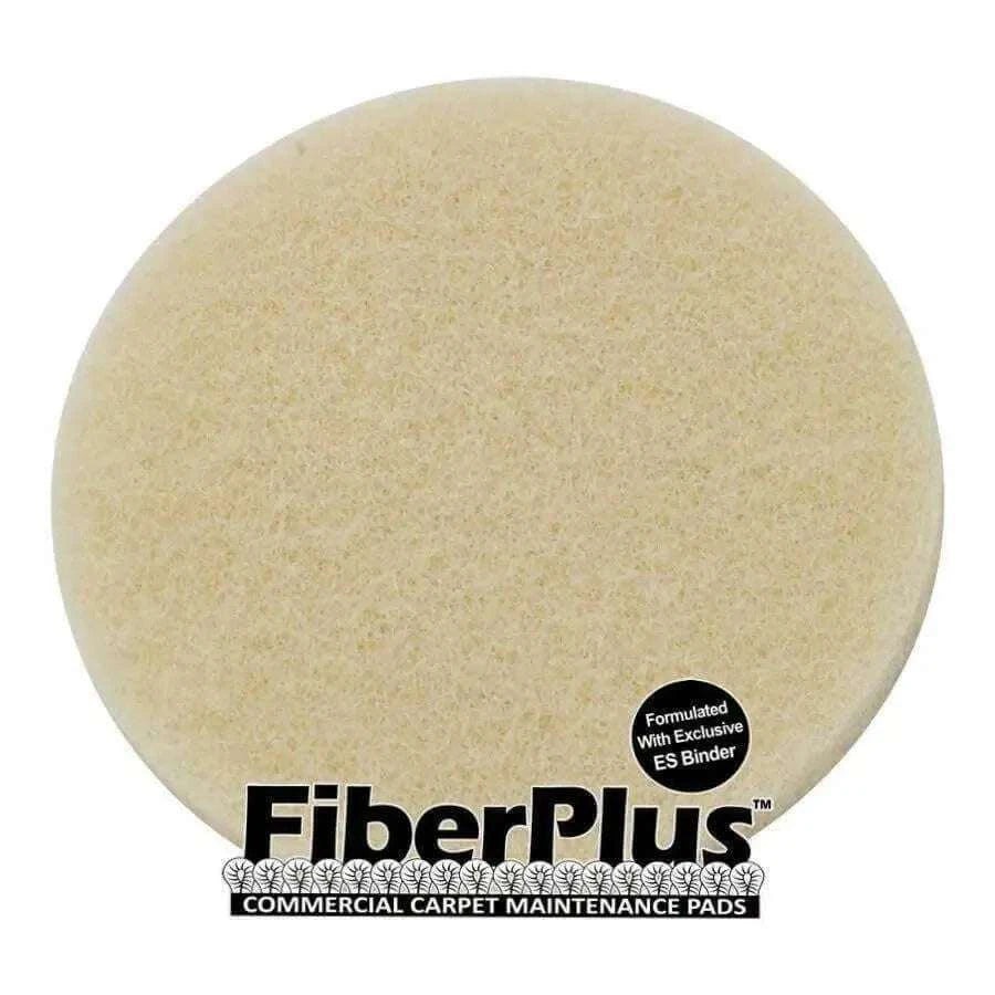 FiberPlus Carpet Cleaning Pads 10 inch case of 5 showing thickness and durability indicator