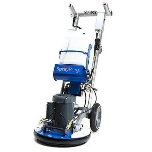 Orbot Sprayborg 17 inch Oscillating Pad Orbital Machine | 2 Gallons Releasit and 2 Microfiber Bonnets