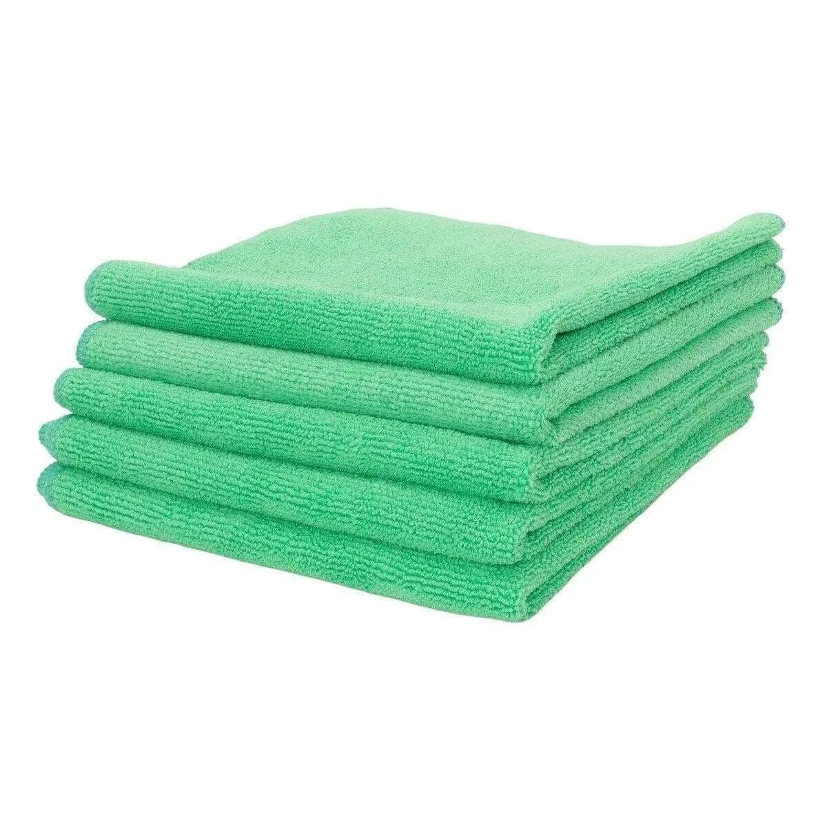 PACKED Microfiber 16” x 16” 400 GSM Cleaning Cloths bundle of 5