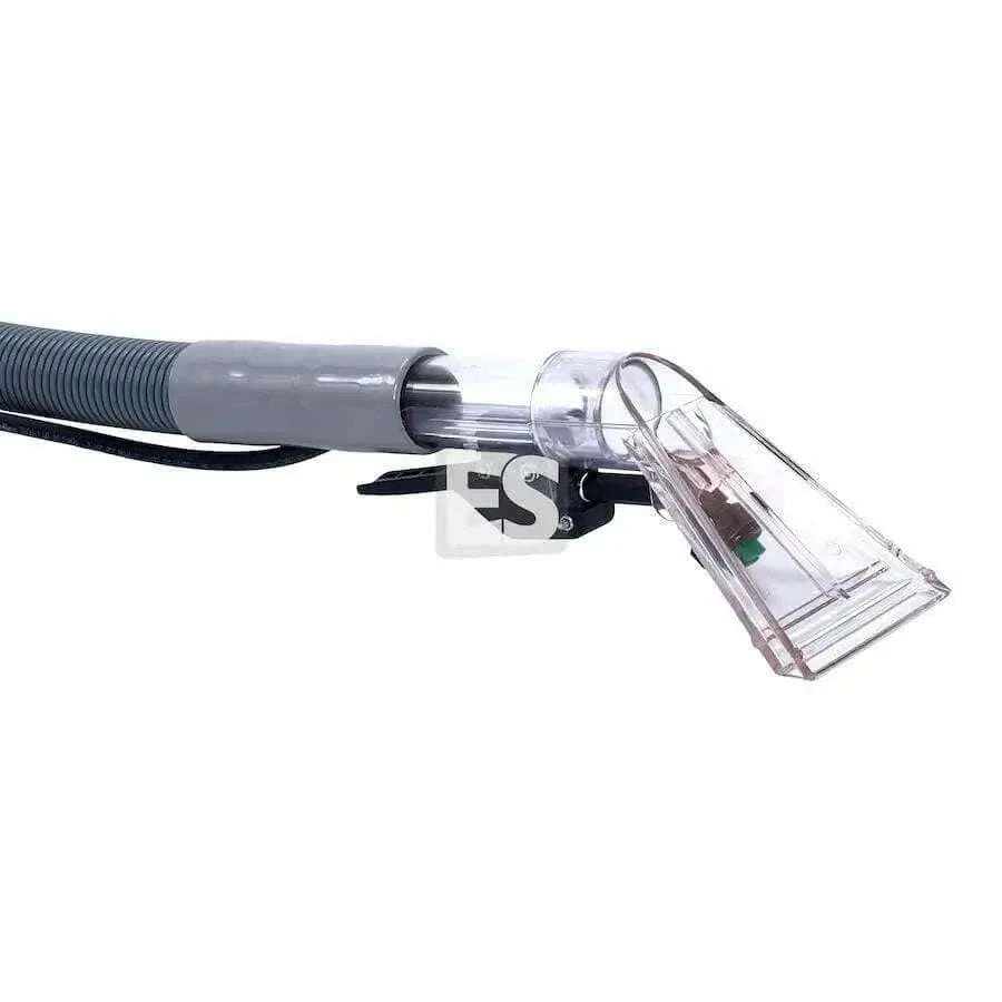 Kleenrite 4 Inch Clear View Upholstery Tool with transparent handle and quick-connect hose adapters for efficient cleaning