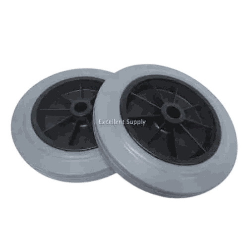 10 inch Cimex wheel set upgrade with solid-core wheels and stainless steel axle for improved control and transport