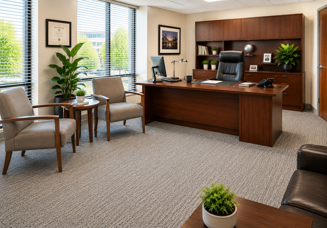 Clean commercial carpet. Well maintained commercial carept lasts longer.