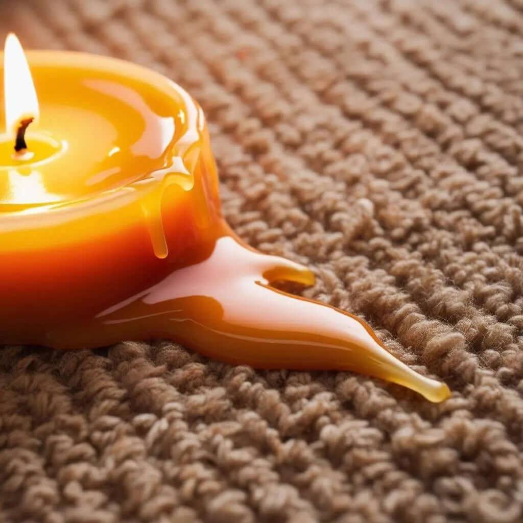 How to get candle wax out of carpet