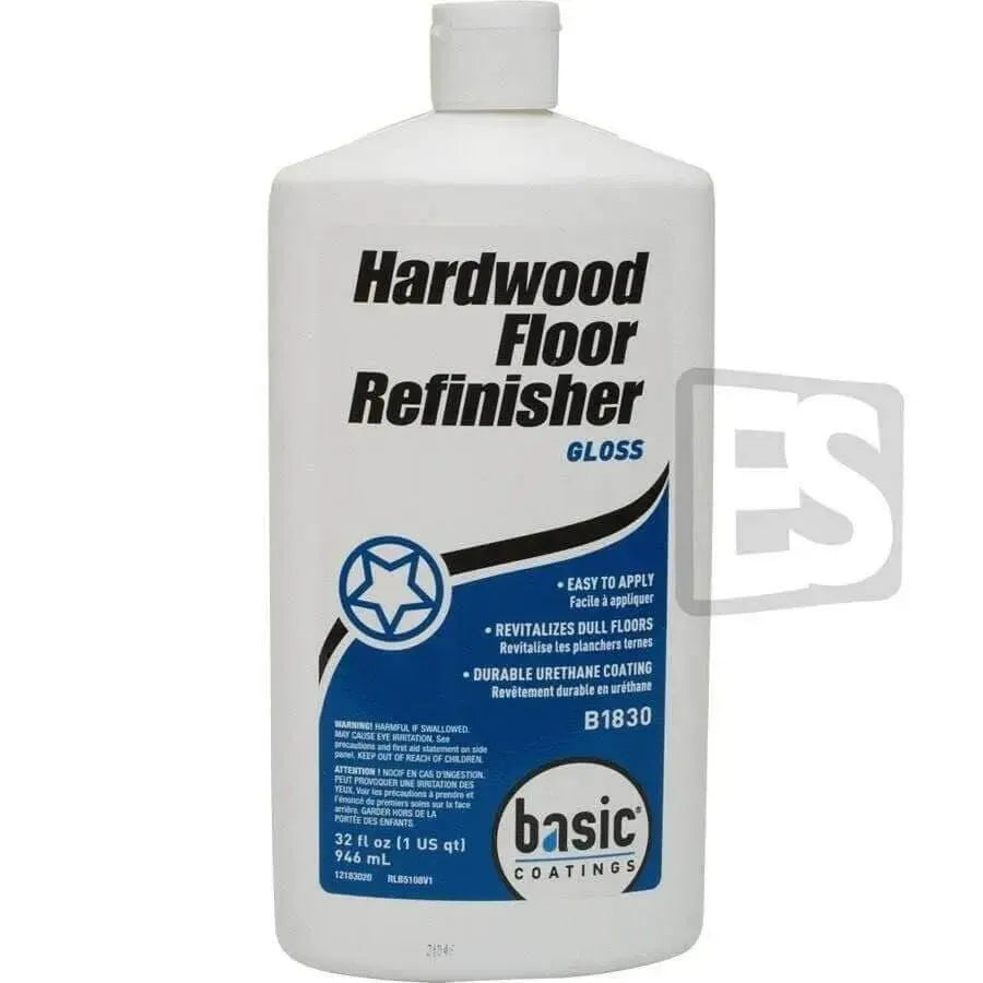 Basic Coatings Hardwood Floor Refinisher - Gloss Quart - B1830-1612