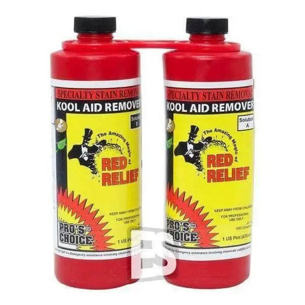 CTI Pro's Choice RED RELIEF 32 oz makes 1 Quart Commercial Carpet Cleaning Stain Remover