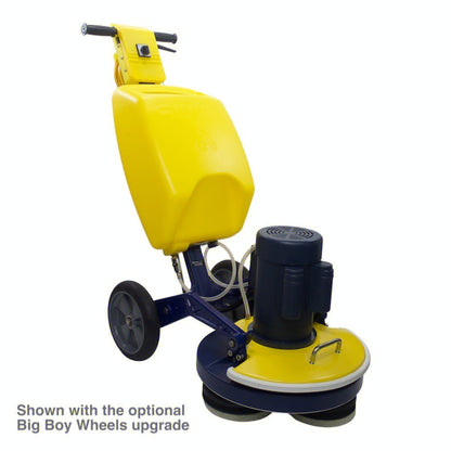 Cimex CR48 19-Inch Carpet Scrubber Package | Big Boy Wheels