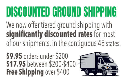 Discounted Ground hipping and Free Shipping