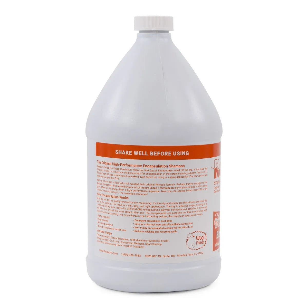 ~ Releasit Encap-1 DS (1 Gallon) Carpet Cleaning Encapsulation Shampoo [Encap]