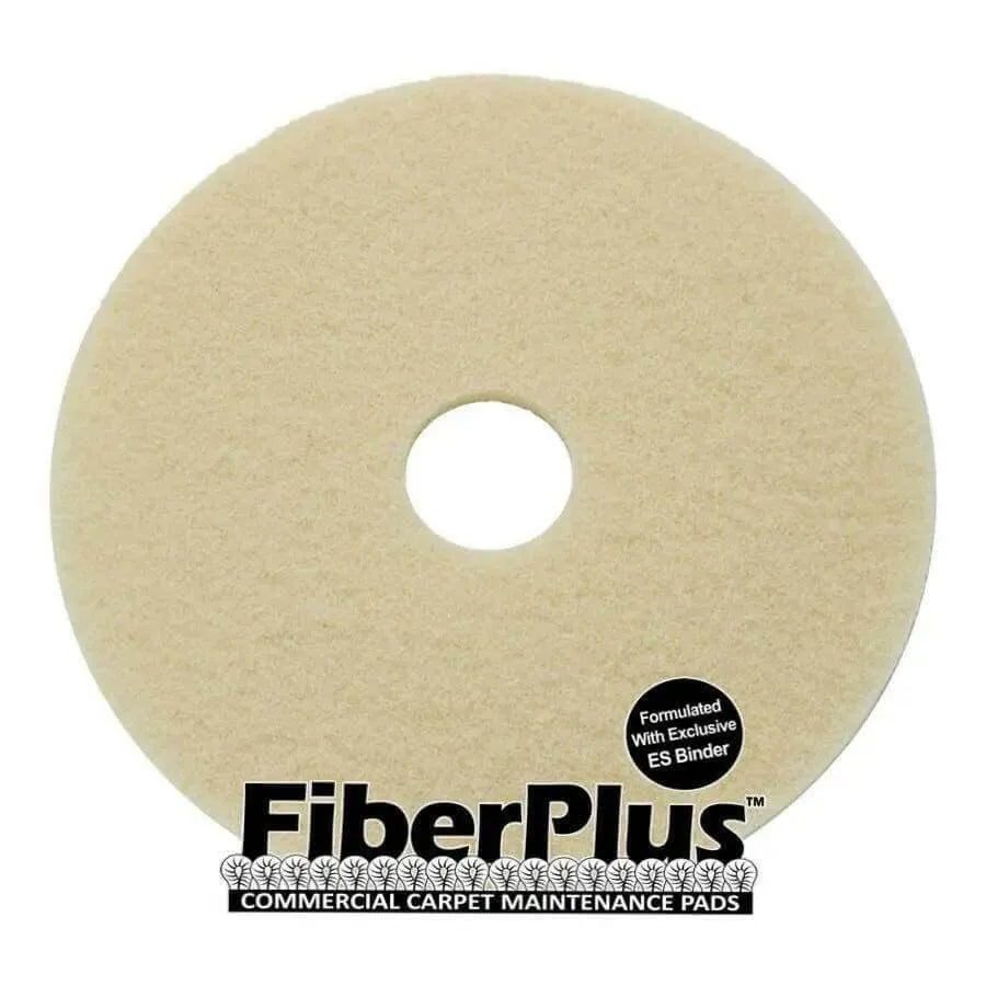FiberPlus Carpet Cleaning Pads 15 inch case of 5 Commercial Carpet Cleaning Supplies