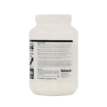 ~ Releasit Foam-Guard Crystal Carpet Defoamer 1 8-pound jar