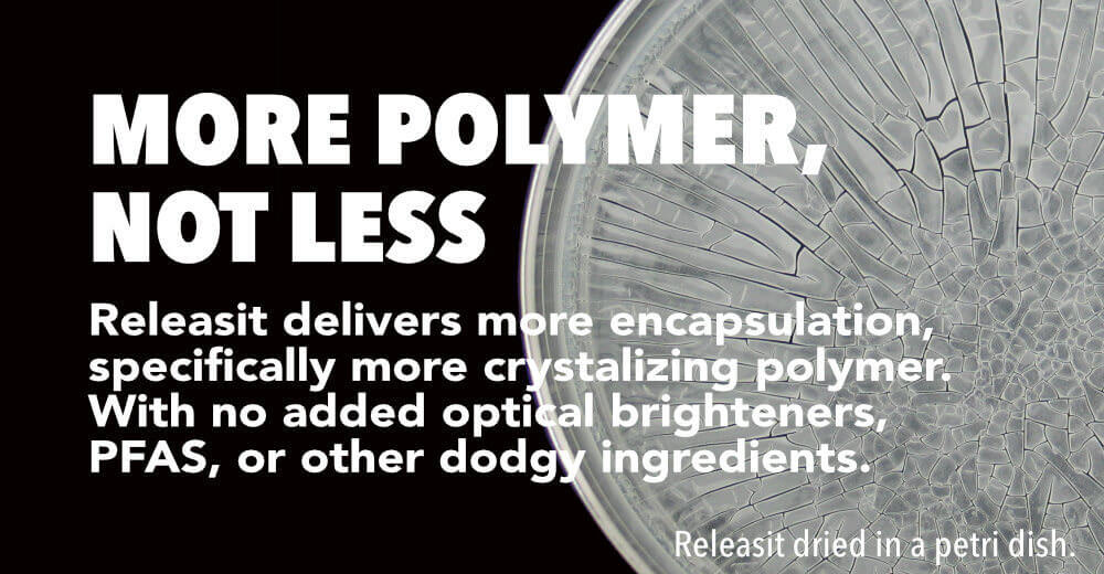 Releasit has more encapsulation polymer