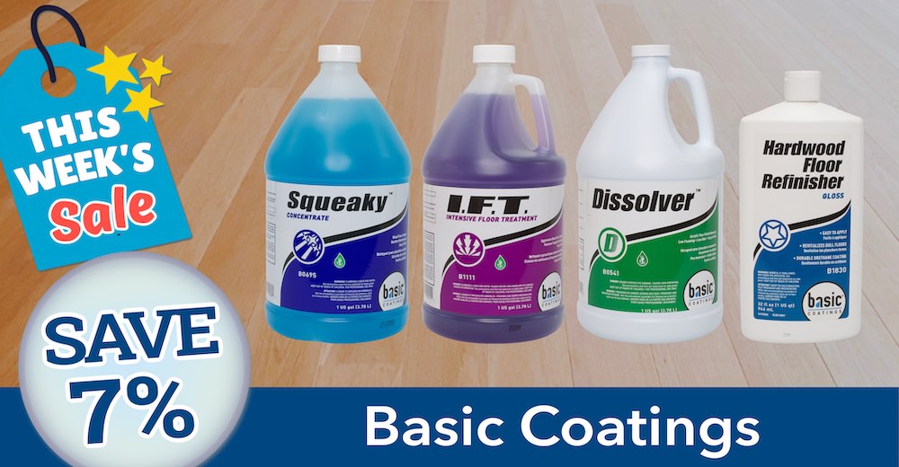 Basic Coatings On Sale: Squeaky Cleaner, IFT, Dissolver, Refinisher