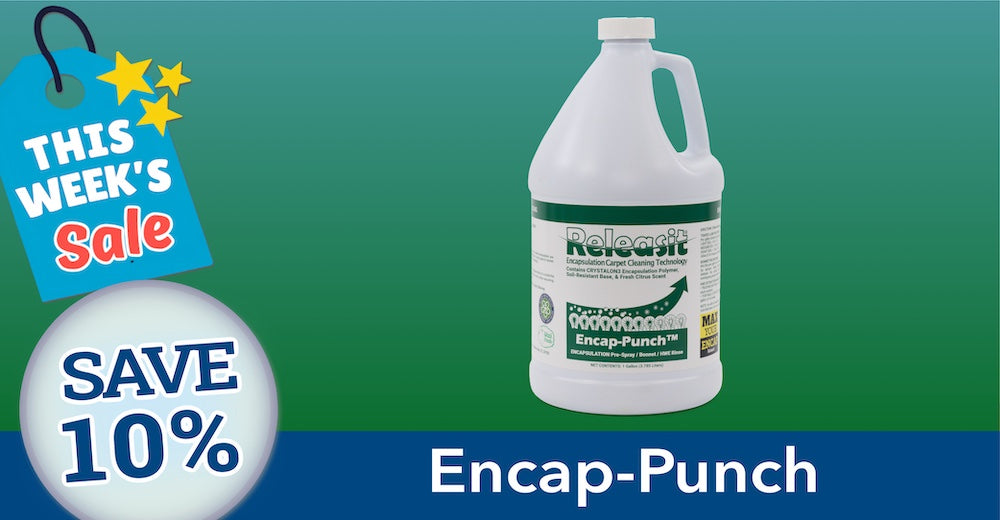 Encap-Punch - On sale this week - For commercial carpet cleaning
