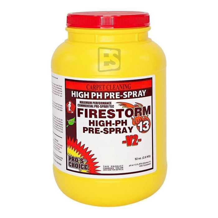 ~ CTI Pros Choice FIRESTORM V2 High pH Carpet Cleaning Pre-Spray (SINGLE JAR)