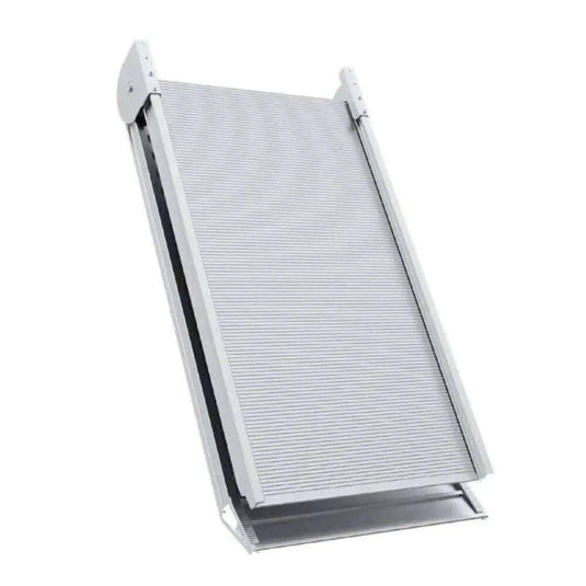 Link Fold Ramp 81x24 bi-fold aluminum ramp for loading trucks and vans with enhanced grip and lightweight design