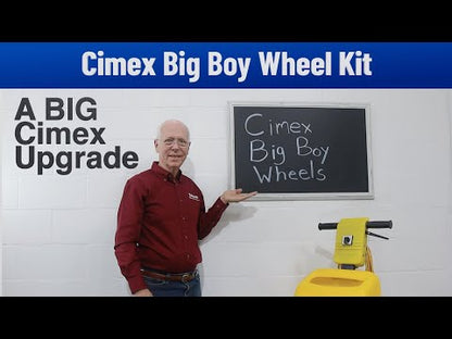 Cimex Big Boy Wheel Kit Upgrade 10 inch for All Cimex Machines | ExcellentSupply.com