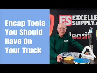 Atornillador de taladro para capó/almohadilla de 8" / Fácil limpieza del capó/almohadilla con un taladro