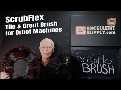 Malish-ScrubFlex (BLACK) 16" Concrete Brush for the Orbot OSFB 16BK | ExcellentSupply.com