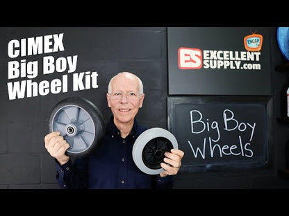 Cimex Big Boy Wheel Kit Upgrade 10 inch for All Cimex Machines