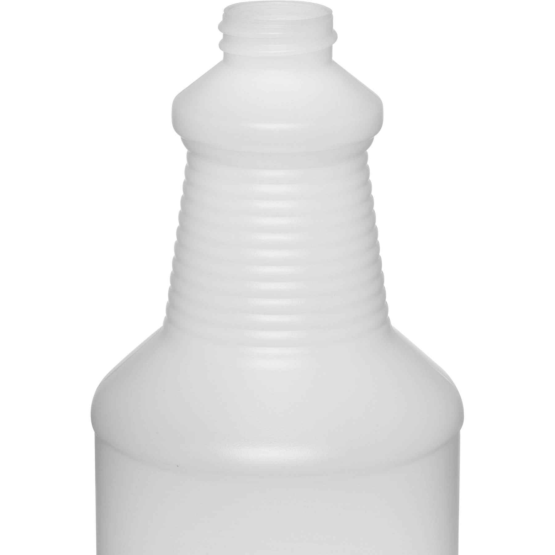 32 oz. (Quart) Natural HDPE Plastic Carafe Bottle for Trigger Sprayer