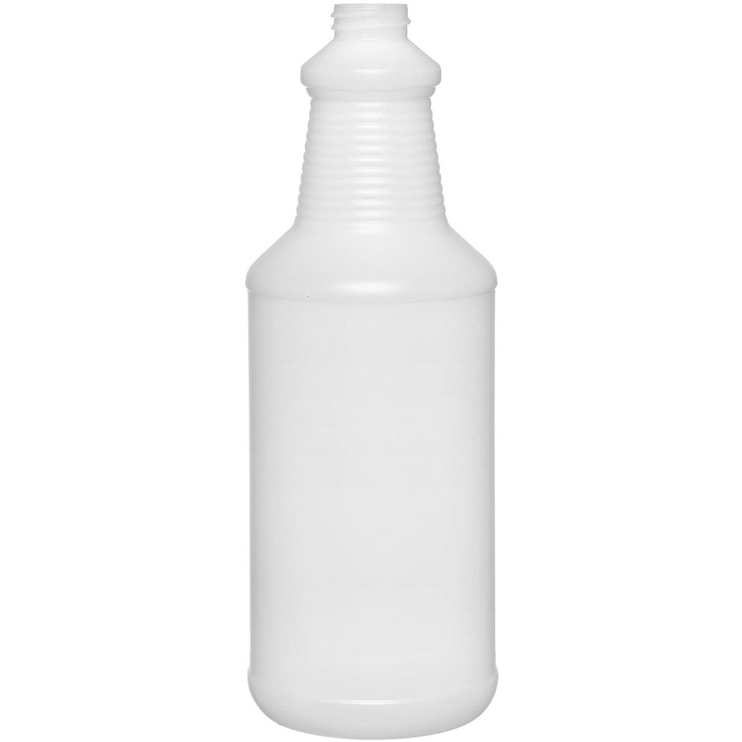 32 oz. (Quart) Natural HDPE Plastic Carafe Bottle for Trigger Sprayer