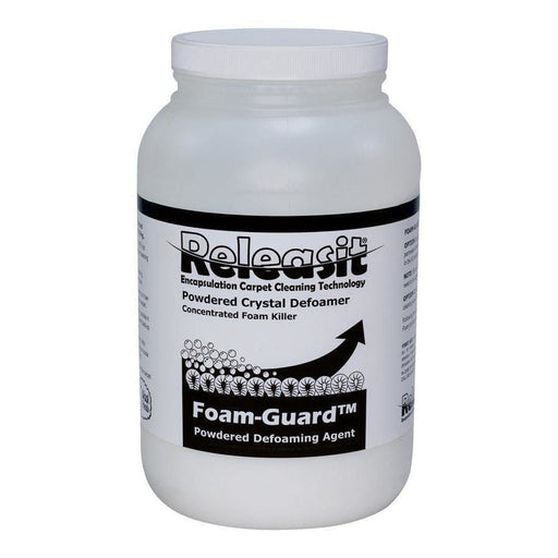 • Releasit Foam-Guard Crystal Carpet Defoamer 8-pound jar (4 to a case)•