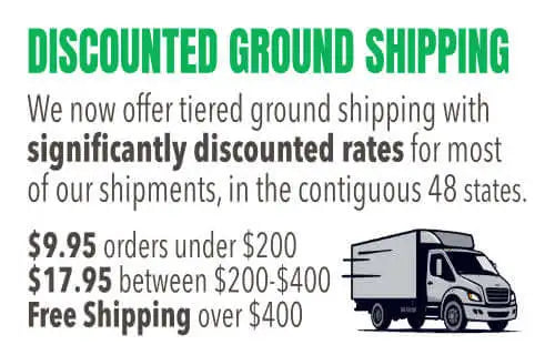 Discounted Ground hipping and Free Shipping