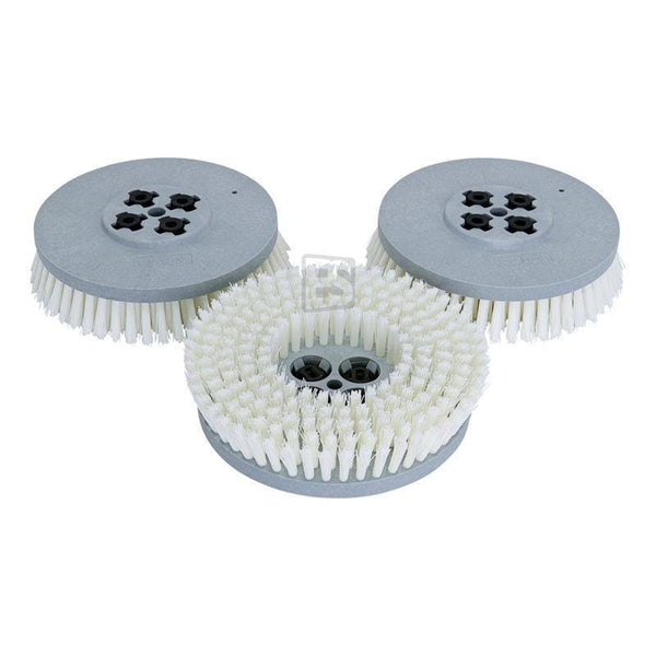 3805 Firm Cimex Brushes (Set of 3) for 15 inch Cimex Machines Floor Care and Commercial Carpet