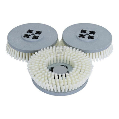 4807P Soft Cimex Brushes (set of 3) for 19 inch Cimex Machines Commercial Carpet Cleaning