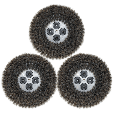 4833 Cimex Nyhair Brushes (set of 3) for 19 inch Cimex Machines Floor Care