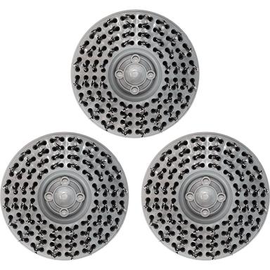 4851 Cimex Heavy Duty Wire Brushes (set of 3) for the 19 inch Cimex Machine Floor Care
