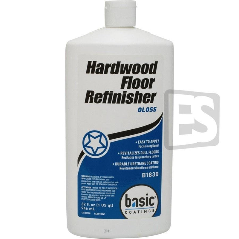 Basic Coatings Hardwood Floor Refinisher - Gloss (Quart) - B1830-1612