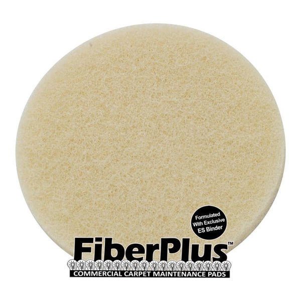 FiberPlus Carpet Cleaning Pads 8 inch (case of 15) Commercial Carpet Cleaning Supplies compatible